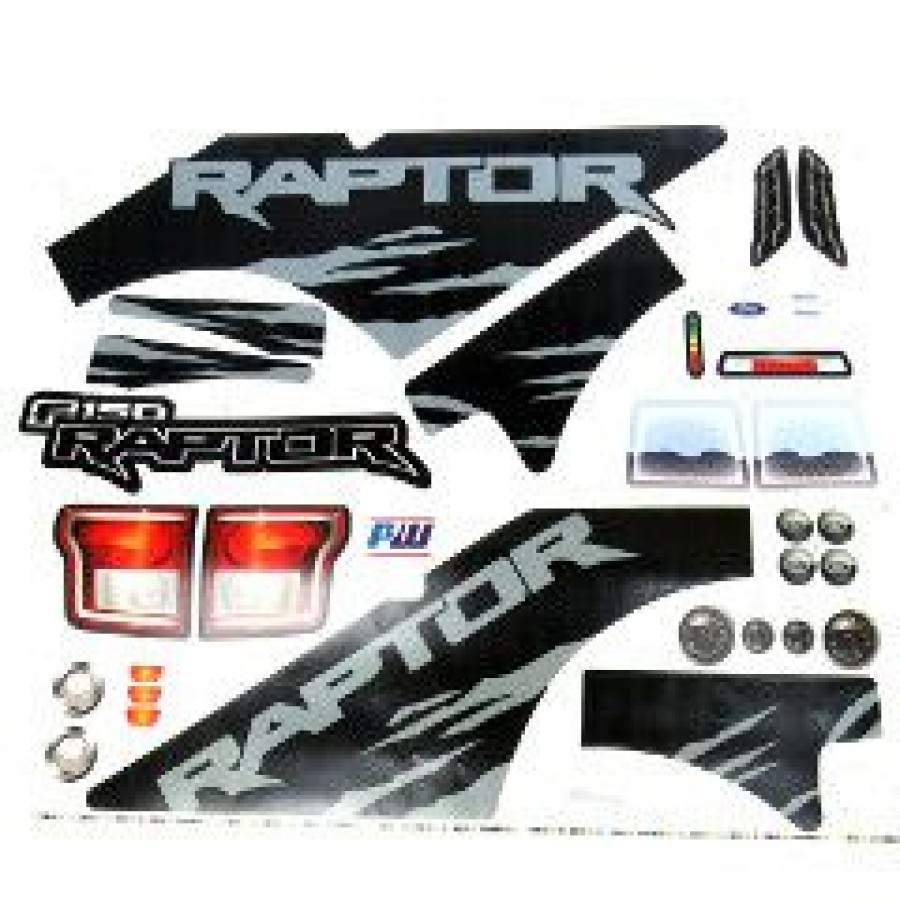 Hot Unique Power Wheels Fjj63 Ford F-150 Raptor Extreme Decal Sheet #3900-5521