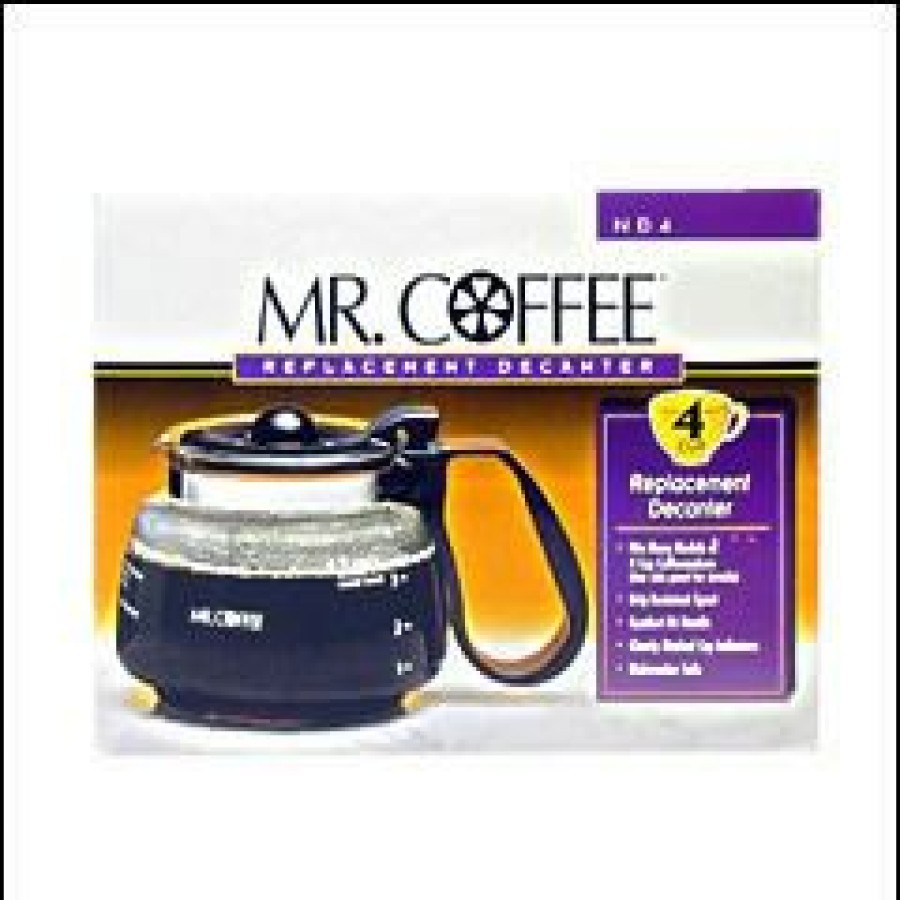 Hot Premium Mr. Coffee Decanter 4 Cup Black Replacement Carafe: Nd4